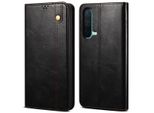 Custodia Per Oneplus Nord Ce 5G, Custodia In Pelle Flip Wallet Con Funzione Stand Nero