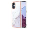 Custodia Per Oneplus Nord N20 5G, Sottile Marmo Antiurto Morbido Tpu Custodia Paraurti Bianco