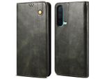 Custodia Per Oneplus Nord Ce 5G, Custodia In Pelle Flip Wallet Con Funzione Stand Verde