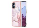 Custodia Per Oneplus Nord N20 5G, Sottile Marmo Antiurto Morbido Tpu Paraurti Rosa