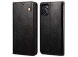 Custodia Per Oppo Realme 9I, Custodia In Pelle Flip Wallet Con Funzione Stand Nero