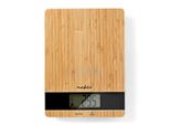 Bilancia Da Cucina Nedis Fino A 5Kg 1G Graduazione Tara Lcd Legno KASC600WD
