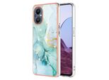 Custodia Per Oneplus Nord N20 5G, Sottile Marmo Antiurto Morbido Tpu Paraurti Verde