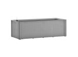 Vidaxl Letto Da Giardino Rialzato Con Sistema Di Auto-Irrigazione Grigio 100X43X33 Cm