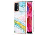 Custodia Per Oppo A54 5G, Sottile Marmo Antiurto Custodia Morbida Tpu Paraurti Oro