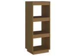 Libreria/Divisorio Miele Marrone 40X35X103 In Legno Di Pino Massello