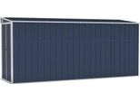 Vidaxl Capannina Antracite 118X382X178 Cm Acciaio Zincato