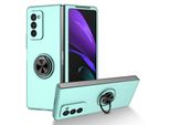 Custodia Rigida Sottile Per Samsung Galaxy Z Fold 2 5G, Con Supporto Ad Anello Blu