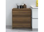 Vidaxl Credenza Look Rovere Marrone 70X41X75 Cm Materiale A Base Di Legno