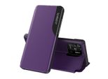 Custodia Flip Per Xiaomi Redmi 10C Xiaomi Redmi 10C, Custodia In Finto Cuoio Con Finestra E Funzione Stand Viola