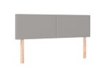 Vidaxl Testiere 2 Pz. Tessuto Grigio Chiaro 72X5X78/88 Cm