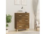 Vidaxl Credenza Look Rovere Marrone 70X34X90 Cm Materiale A Base Di Legno