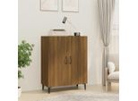 Vidaxl Credenza Look Rovere Marrone 70X34X90 Cm Materiale A Base Di Legno