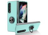 Custodia Rigida Sottile Per Samsung Galaxy Z Fold 4 5G, Con Supporto Ad Anello Blu