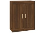 Vidaxl Armadio A Muro Marrone Effetto Rovere 69,5X32,5X90 Cm Materiale A Base Di Legno