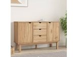 Vidaxl Credenza Otta 113,5X43X73 Cm In Legno Di Pino Massiccio
