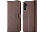 Custodia Per Samsung Galaxy A13 5G, Flip Case In Pelle Con Chiusura Magnetica E Supporto, Custodia Protettiva Brown