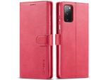 Custodia Per Samsung Galaxy M52 5G, Flip Case In Pelle Con Chiusura Magnetica E Supporto, Custodia Protettiva Rosa