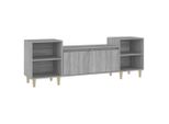 Mobile Tv Grigio Sonoma 160X35X55 Cm Materiale A Base Di Legno