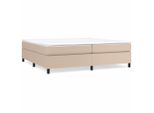 Struttura Letto Cappuccino-Marrone 200X200 Cm In Ecopelle