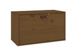 Vidaxl Armadio A Muro Marrone Miele 60X30X35 Cm In Legno Di Pino Massiccio