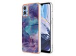 Custodia Per Motorola Moto E22 / E22I, Custodia In Silicone Tpu A Fantasia, Paraurti Antiurto Viola