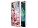 Custodia Per Nokia G21 G11, Custodia In Silicone Tpu A Fantasia, Paraurti Antiurto Oro Rosa