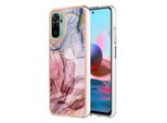 Custodia Per Xiaomi Redmi Note 10S / Note 10 4G, Custodia In Silicone Tpu A Fantasia, Paraurti Antiurto Oro Rosa
