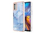 Custodia Per Motorola Moto E32, Custodia In Silicone Tpu A Fantasia, Paraurti Antiurto Blu