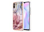 Custodia Per Xiaomi Redmi 9A, Custodia In Silicone Tpu A Fantasia, Paraurti Antiurto Oro Rosa