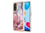 Custodia Per Xiaomi Redmi Note 11S / Note 11 4G, Custodia In Silicone Tpu A Fantasia, Paraurti Antiurto Oro Rosa