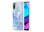 Custodia Per Motorola Moto E20 / E30 / E40, Custodia In Silicone Tpu A Fantasia, Paraurti Antiurto Blu