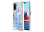 Custodia Per Xiaomi Redmi Note 10S / Note 10 4G, Custodia In Silicone Tpu A Fantasia, Paraurti Antiurto Blu