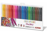 Set Di Pennarelli Alpino Colour Experience Dual Artist 24 Pezzi A Doppia Estremità