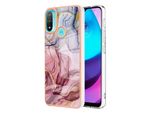 Custodia Per Motorola Moto E20 / E30 / E40, Custodia In Silicone Tpu A Fantasia, Paraurti Antiurto Oro Rosa