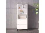 Vidaxl Credenza Bianca 40X36X110 Cm Materiale A Base Di Legno