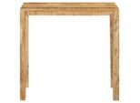 Tavolo Da Bar 112X55X108 Cm In Legno Massiccio Di Mango