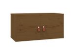 Vidaxl Armadio A Muro Marrone Miele 60X30X30 Cm In Legno Di Pino Massiccio
