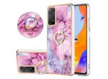 Custodia Per Xiaomi Redmi Note 11Pro 5G / 4G, Custodia Protettiva In Silicone Tpu A Fantasia Con Supporto Ad Anello Rosa