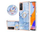 Custodia Per Xiaomi Redmi Note 11Pro 5G / 4G, Custodia Protettiva In Silicone Tpu A Fantasia Con Supporto Ad Anello Blu