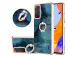 Custodia Per Xiaomi Redmi Note 11Pro 5G / 4G, Custodia Protettiva In Silicone Tpu A Fantasia Con Supporto Ad Anello Verde