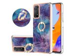 Custodia Per Xiaomi Redmi Note 11Pro 5G / 4G, Custodia Protettiva In Silicone Tpu A Fantasia Con Supporto Ad Anello Viola