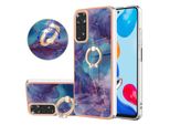 Custodia Per Xiaomi Redmi Note 11S / Note 11 4G, Custodia Protettiva In Silicone Tpu A Fantasia Con Supporto Ad Anello Viola