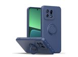 Custodia Xiaomi 13, Con Supporto Ad Anello E Supporto, Resistente Ai Graffi, Custodia In Silicone Morbido Per Xiaomi 13 Blu