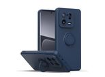 Custodia Xiaomi 13 Pro, Con Supporto Ad Anello E Supporto, Resistente Ai Graffi, Custodia In Silicone Morbido Per Xiaomi 13 Pro Blu