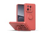 Custodia Xiaomi 13 Pro, Con Supporto Ad Anello E Supporto, Resistente Ai Graffi, Custodia In Silicone Morbido Per Xiaomi 13 Pro Borgogna
