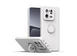 Custodia Xiaomi 13 Pro, Con Supporto Ad Anello E Supporto, Resistente Ai Graffi, Custodia In Silicone Morbido Per Xiaomi 13 Pro Bianco