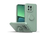 Custodia Xiaomi 13, Con Supporto Ad Anello E Supporto, Resistente Ai Graffi, Custodia In Silicone Morbido Per Xiaomi 13 Turchese