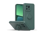 Custodia Xiaomi 13, Con Supporto Ad Anello E Supporto, Resistente Ai Graffi, Custodia In Silicone Morbido Per Xiaomi 13 Verde
