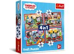 Trefl Trefl Thomas & Friends Puzzle 4 In 1 Set Thomas